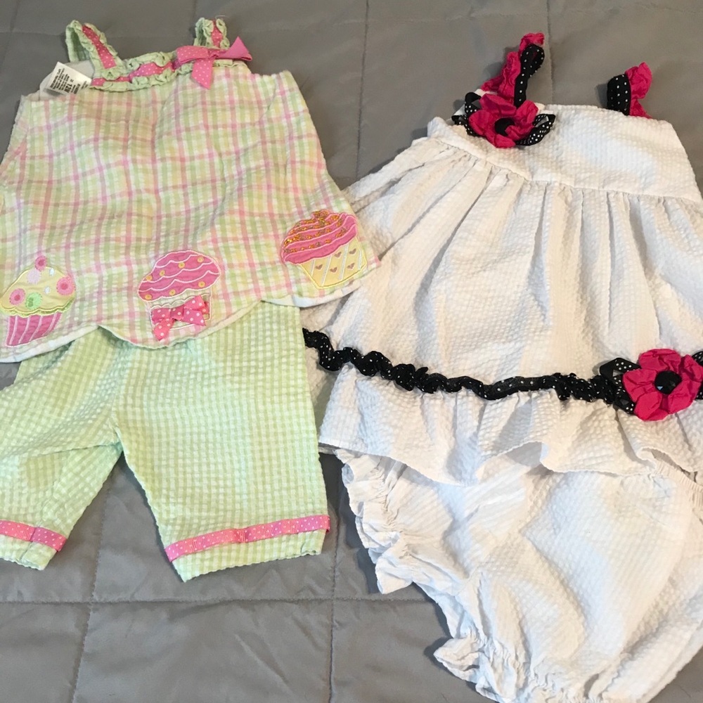 Bundle Two Summer Outfits Size 12 Months